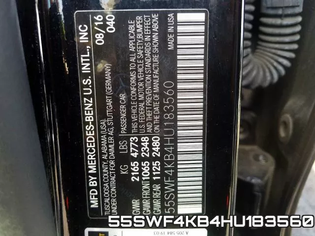55SWF4KB4HU183560 фото 2