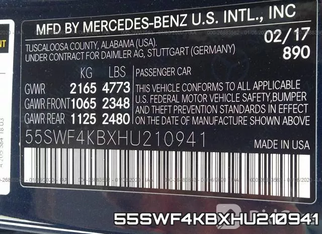 55SWF4KBXHU210941 фото 10