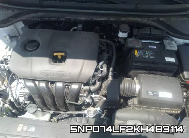 5NPD74LF2KH483114 фото 2