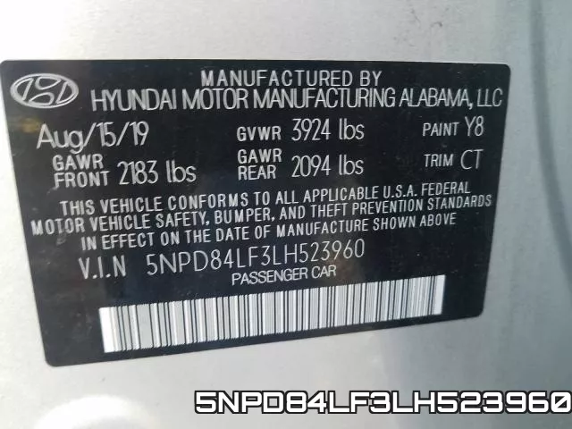 5NPD84LF3LH523960 фото 2