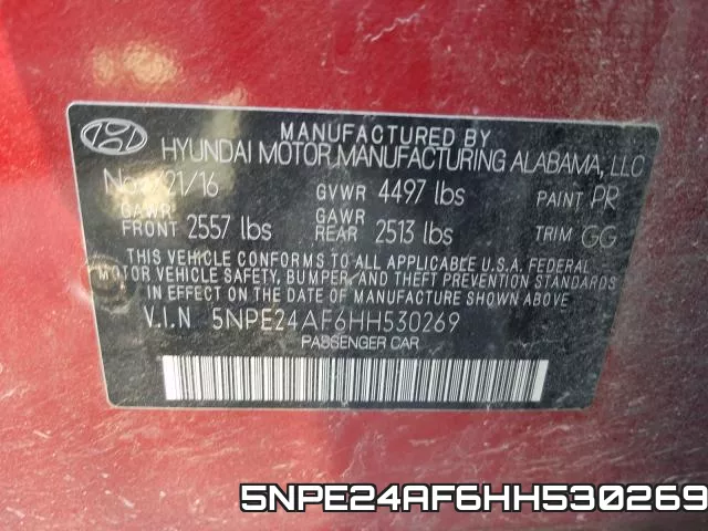 5NPE24AF6HH530269 фото 2