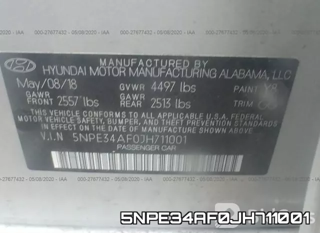 5NPE34AF0JH711001 фото 10