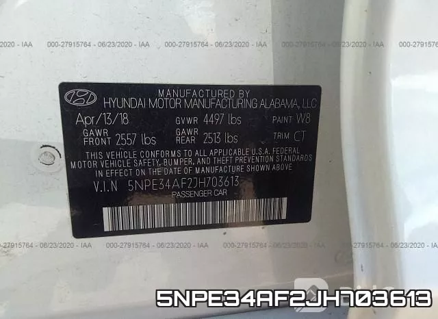 5NPE34AF2JH703613 фото 10