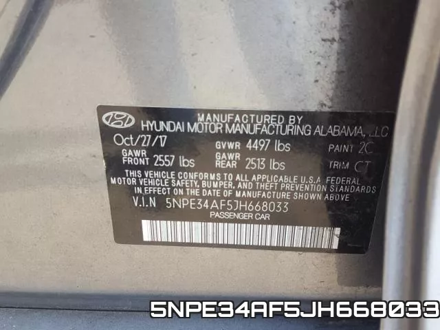5NPE34AF5JH668033 фото 2