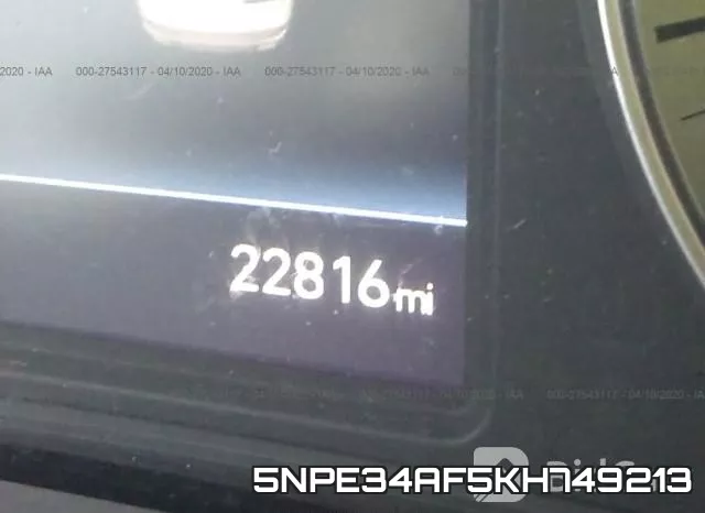 5NPE34AF5KH749213 фото 8