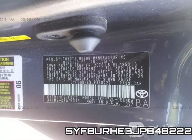 5YFBURHE3JP848222 фото 10