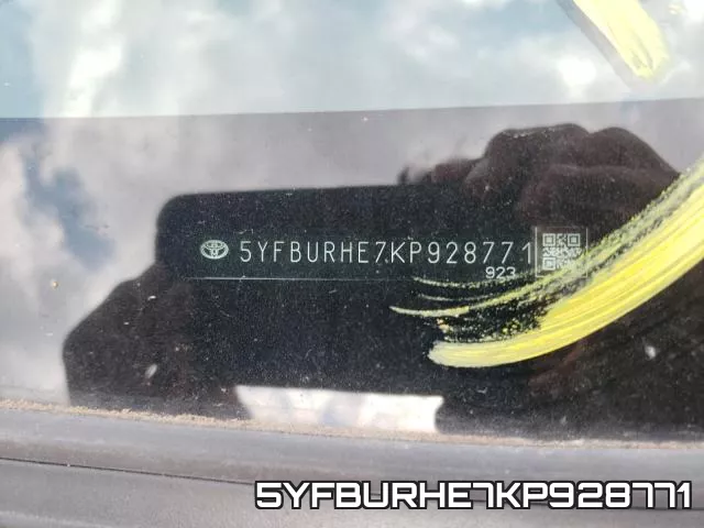 5YFBURHE7KP928771 фото 2