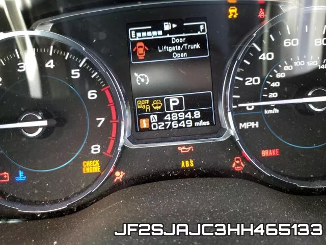 JF2SJAJC3HH465133 фото 9