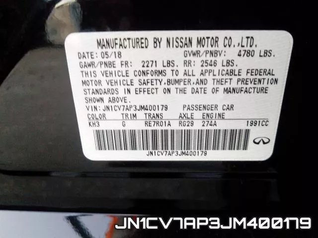 JN1CV7AP3JM400179 фото 2