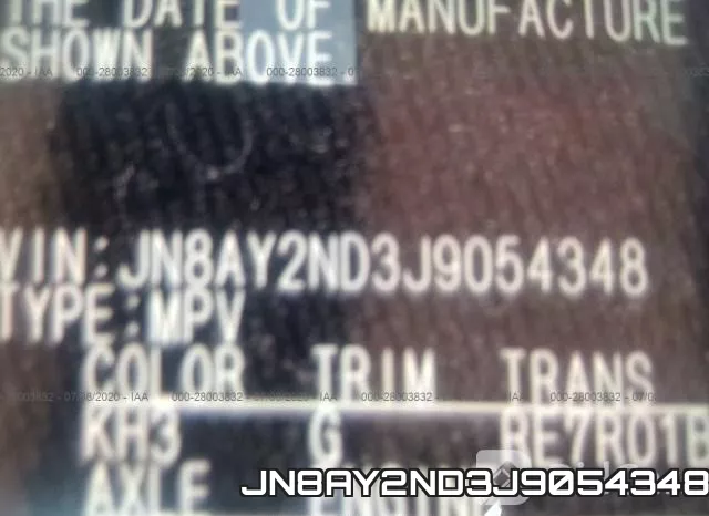 JN8AY2ND3J9054348 фото 10