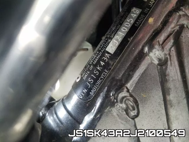 JS1SK43A2J2100549 фото 2