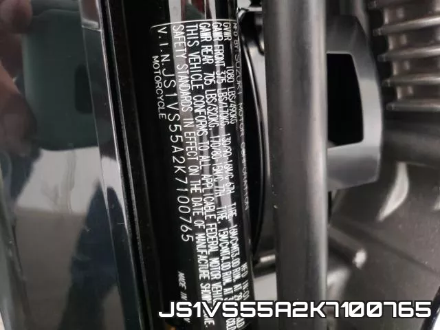 JS1VS55A2K7100765 фото 2