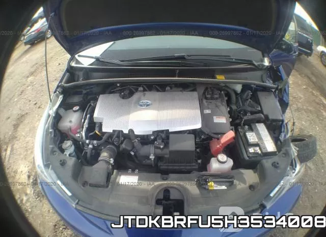 JTDKBRFU5H3534008 фото 2