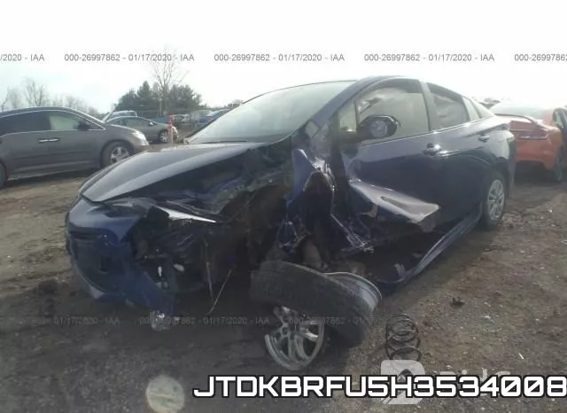 JTDKBRFU5H3534008 фото 3