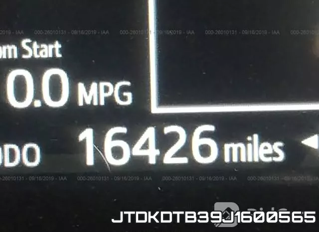 JTDKDTB39J1600565 фото 8