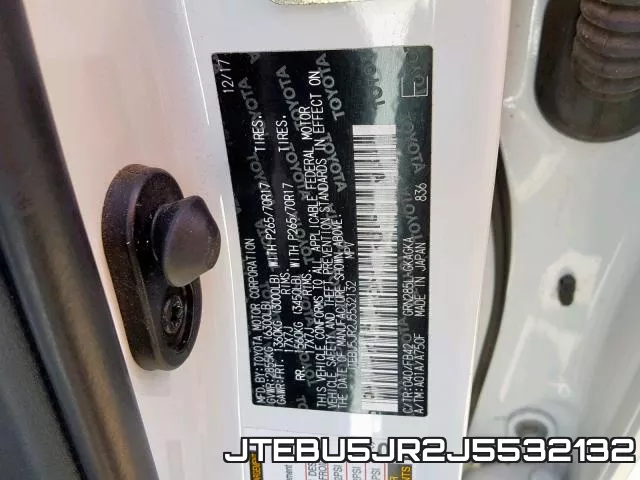 JTEBU5JR2J5532132 фото 2