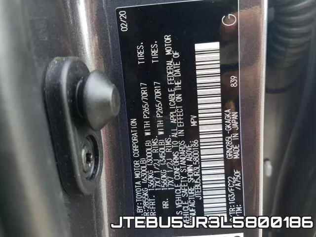 JTEBU5JR3L5800186 фото 2