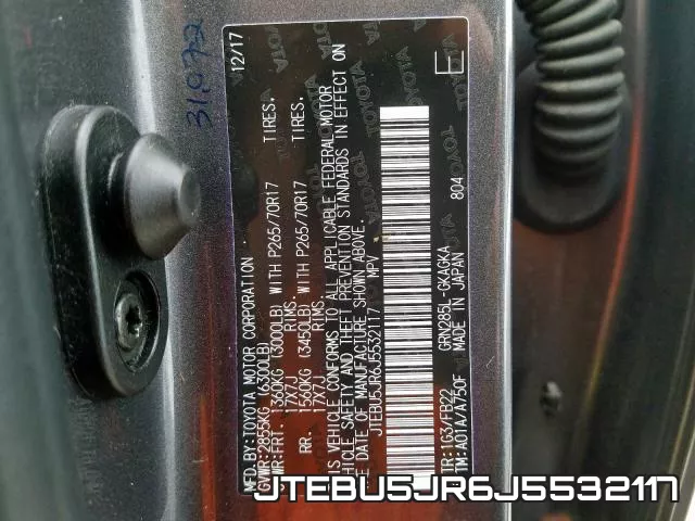 JTEBU5JR6J5532117 фото 2