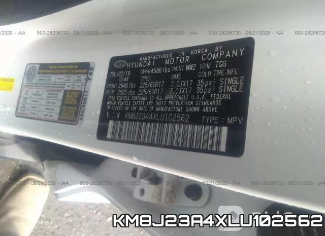 KM8J23A4XLU102562 фото 10