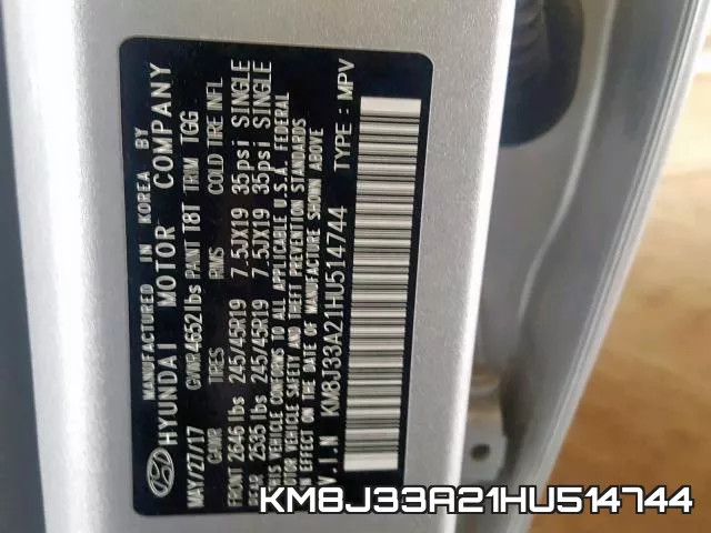 KM8J33A21HU514744 фото 2