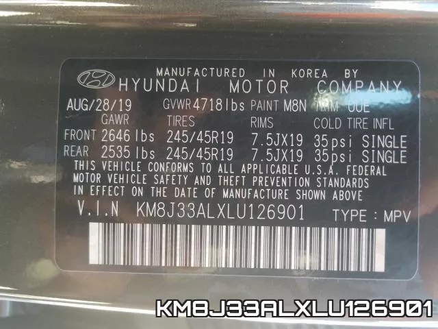 KM8J33ALXLU126901 фото 2