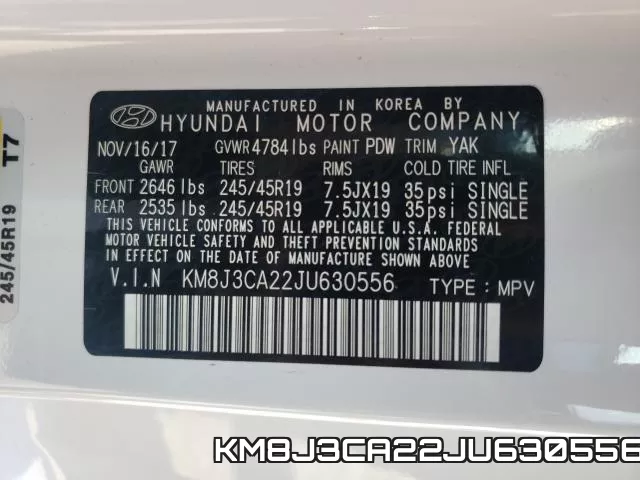 KM8J3CA22JU630556 фото 2