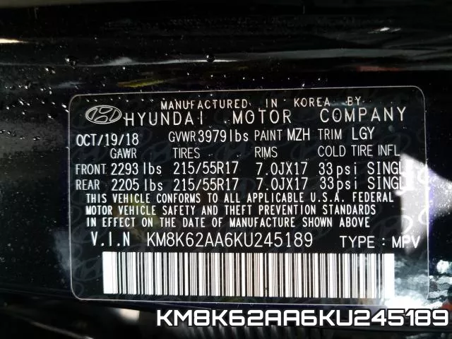 KM8K62AA6KU245189 фото 2