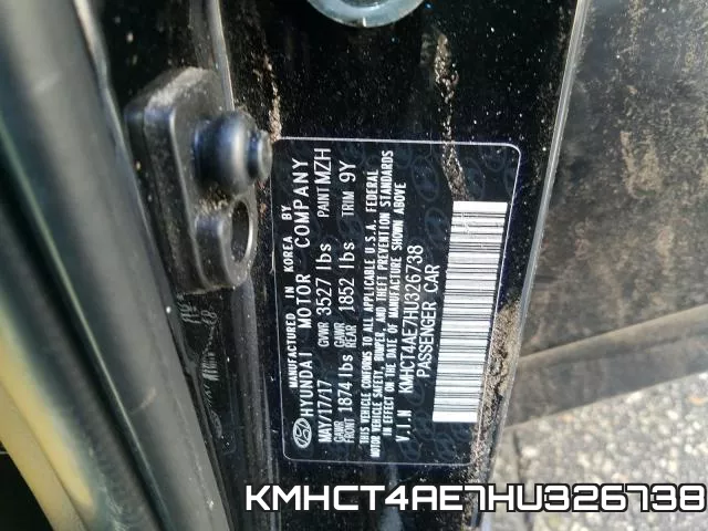 KMHCT4AE7HU326738 фото 2