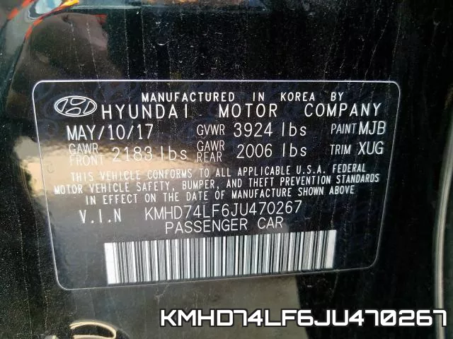 KMHD74LF6JU470267 фото 2