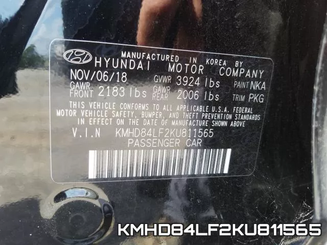 KMHD84LF2KU811565 фото 2