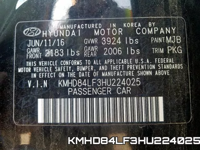 KMHD84LF3HU224025 фото 2