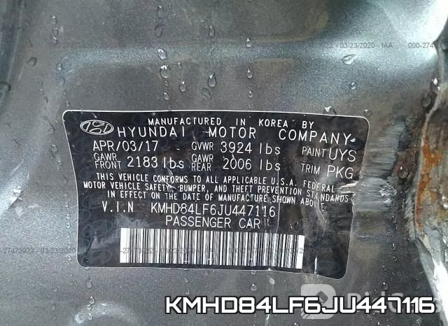 KMHD84LF6JU447116 фото 10