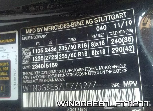 W1N0G8EB7LF771277 фото 10