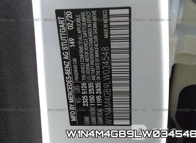 W1N4M4GB9LW034548 фото 10