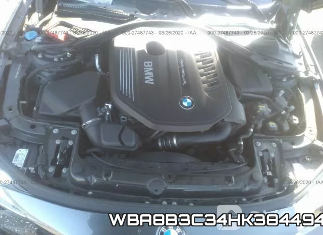 WBA8B3C34HK384494 фото 2