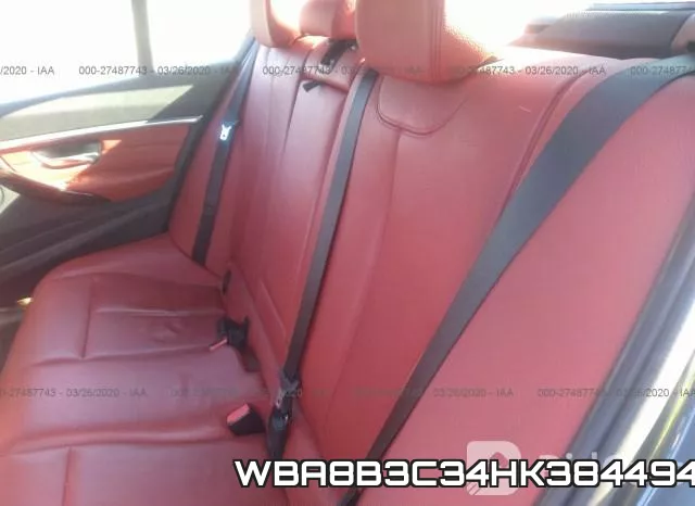 WBA8B3C34HK384494 фото 9