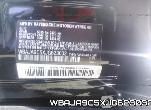 WBAJA9C5XJG623032 фото 10