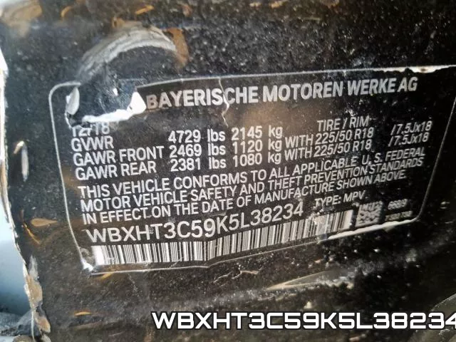 WBXHT3C59K5L38234 фото 2