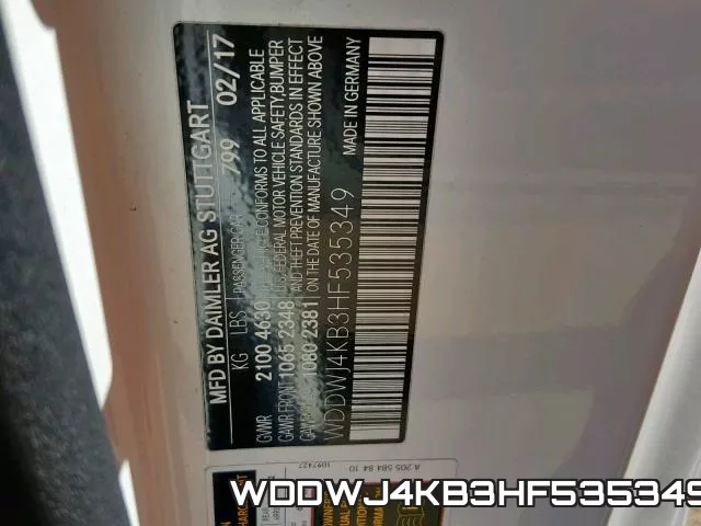 WDDWJ4KB3HF535349 фото 2