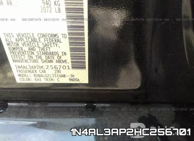 1N4AL3AP2HC256701 фото 10