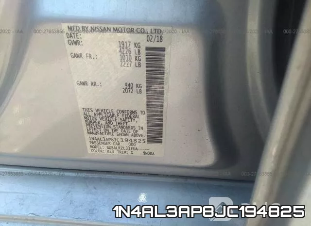 1N4AL3AP8JC194825 фото 10