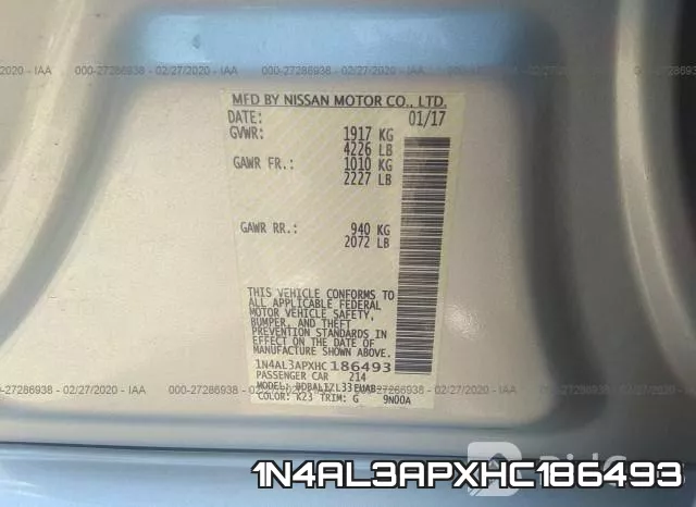 1N4AL3APXHC186493 фото 10