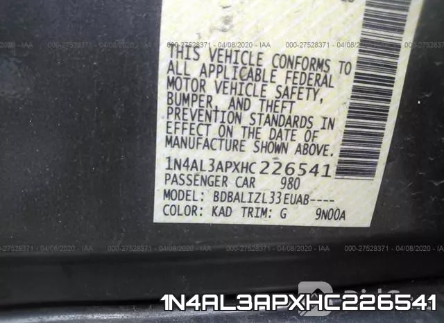 1N4AL3APXHC226541 фото 10