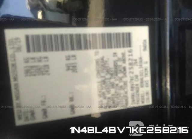 1N4BL4BV7KC258216 фото 10
