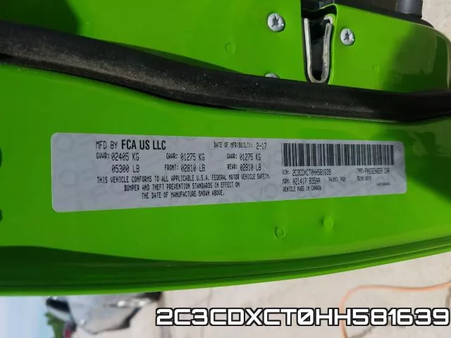 2C3CDXCT0HH581639 фото 2