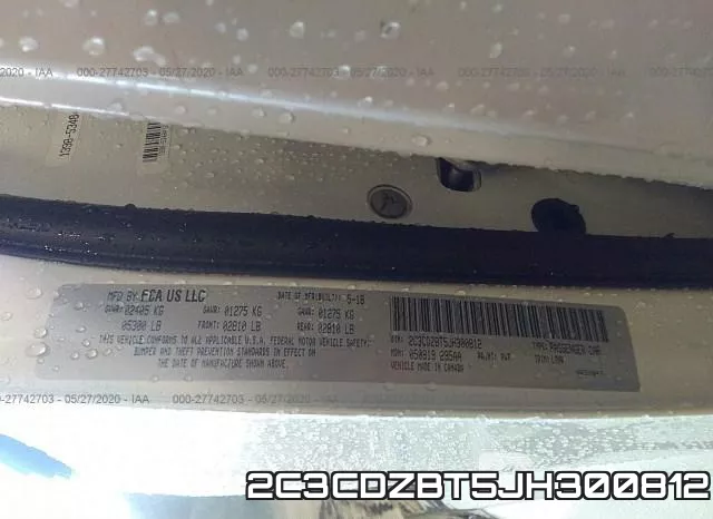 2C3CDZBT5JH300812 фото 10