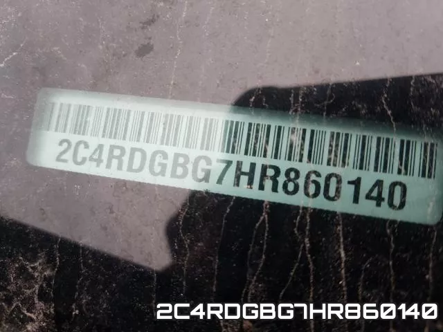 2C4RDGBG7HR860140 фото 2