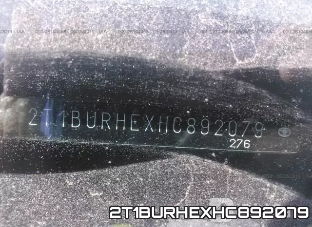 2T1BURHEXHC892079 фото 10
