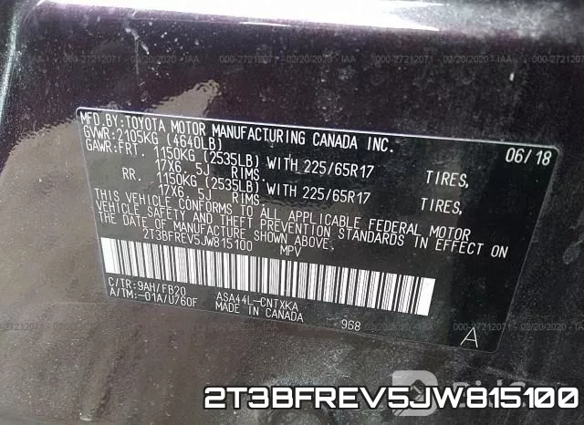 2T3BFREV5JW815100 фото 10