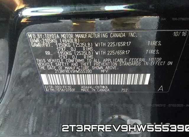 2T3RFREV9HW555390 фото 10